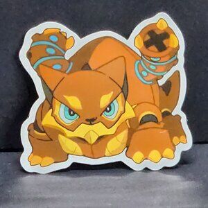 Pokemon Volcanion Sticker - Collection Display